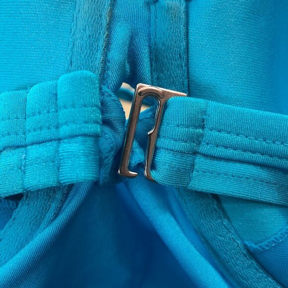 Ambrielle Blue Swim Top Size 36DD - Picture 3 of 5